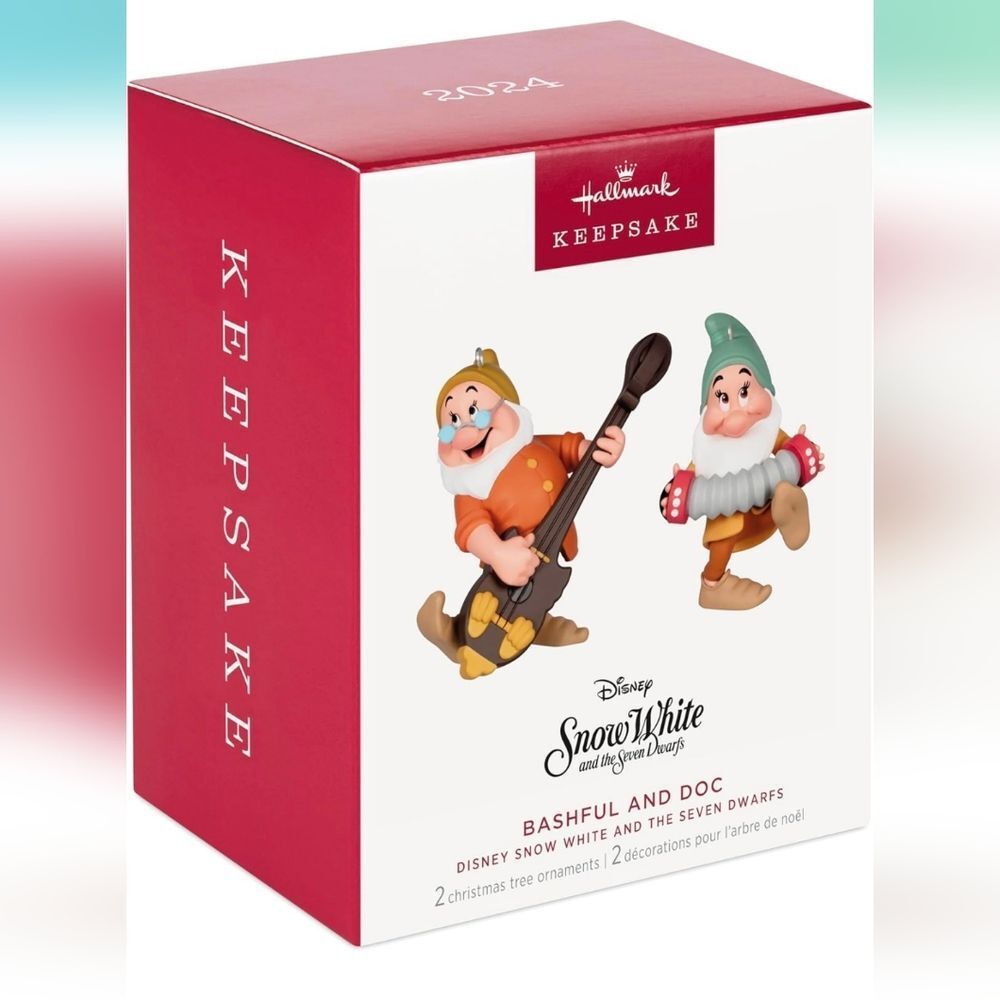 Hallmark Keepsake Disney Bashful and Doc NWT 2024